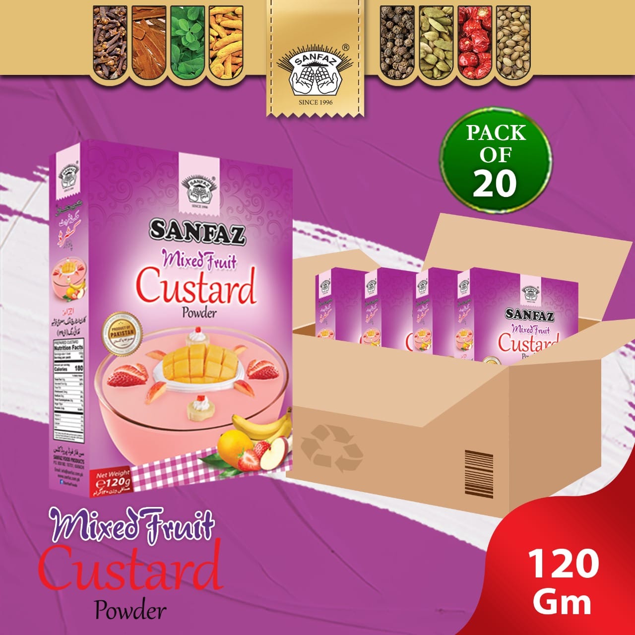 Mix Fruit Custard